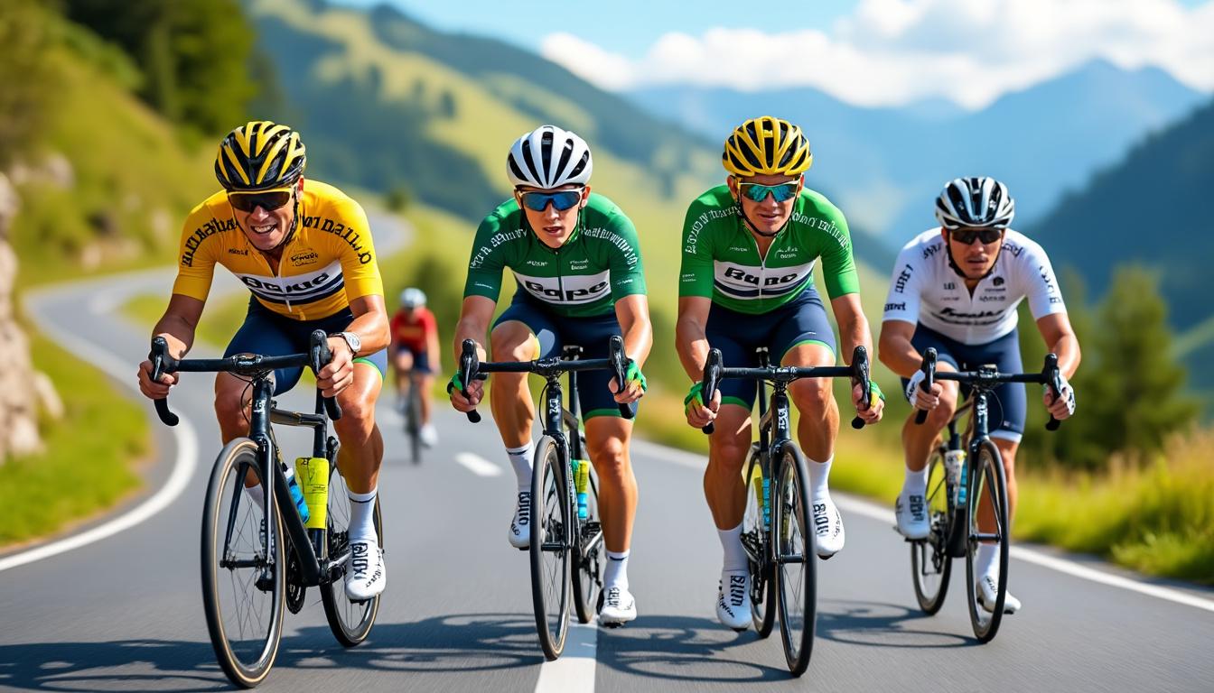 découvrez le classement du tour de france, les différents maillots portés par les coureurs et les enjeux majeurs de cette compétition cycliste emblématique.