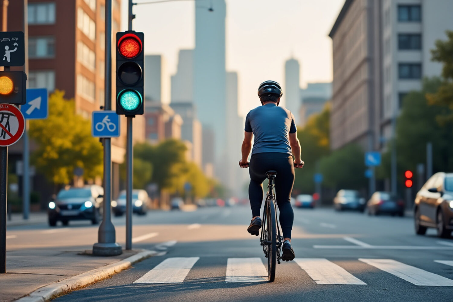 Feu clignotant interdit à vélo : que dit vraiment la loi ?