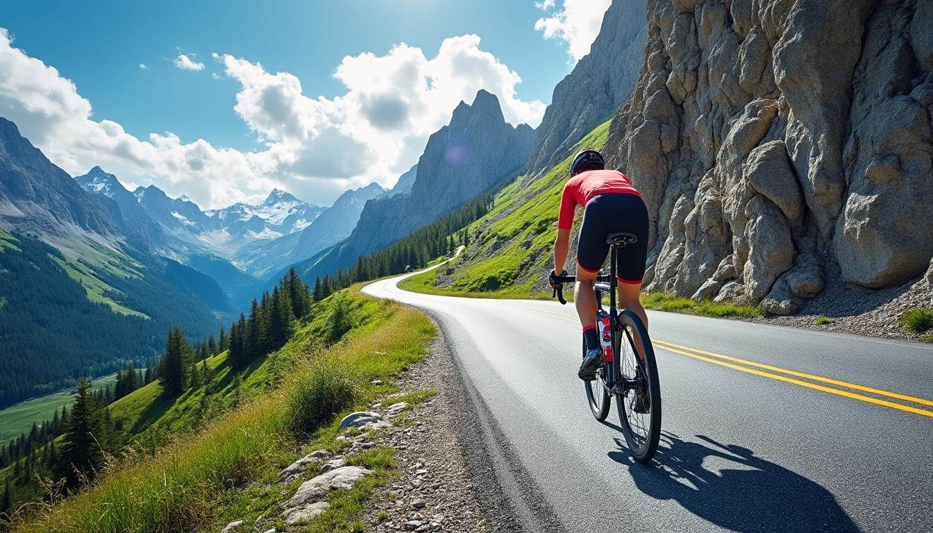 découvrez le col du hautacam à vélo, un passage emblématique du tour de france offrant une vue spectaculaire sur la vallée en contrebas. préparez votre montée et vivez une expérience cycliste inoubliable.