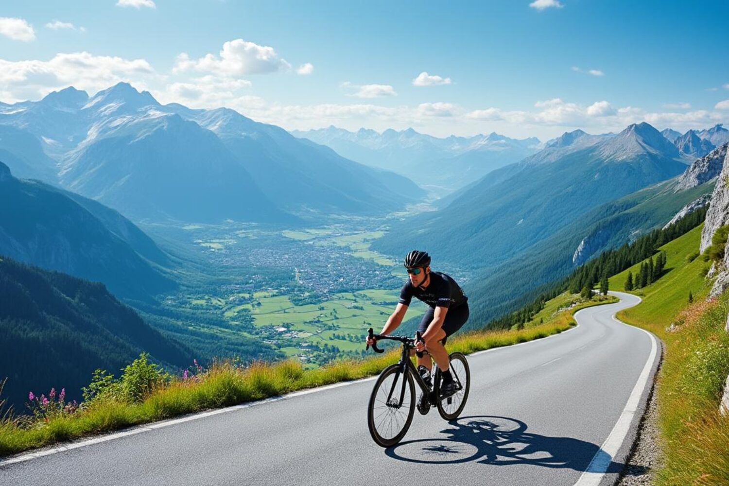 Hautacam à vélo : le col du Tour qui domine la vallée