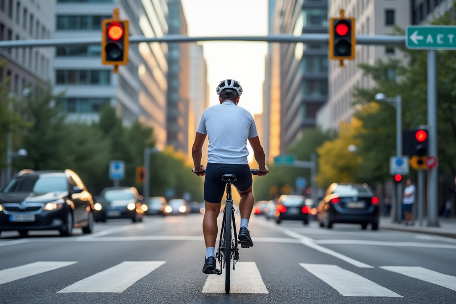 Pourquoi le feu rouge clignotant est désormais interdit à vélo