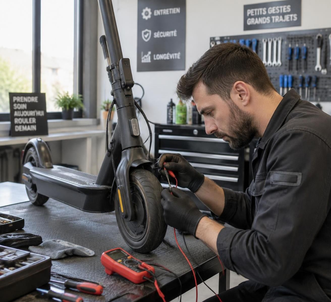 découvrez comment réparer une trottinette électrique : identifiez les pannes courantes et diagnostiquez les problèmes de batterie, de roue ou d’accélérateur.